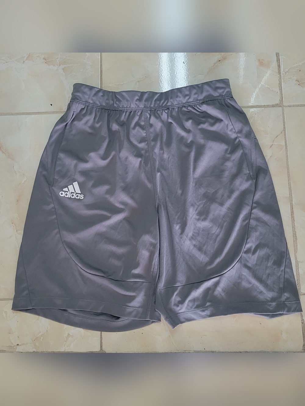Adidas Aeroready Men's Gray Athletic Soccer Shorts Size M
